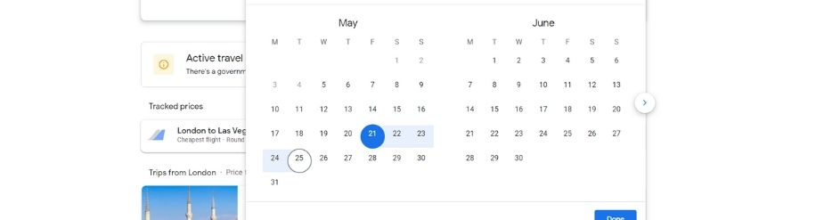 image courtesy of Google Flights